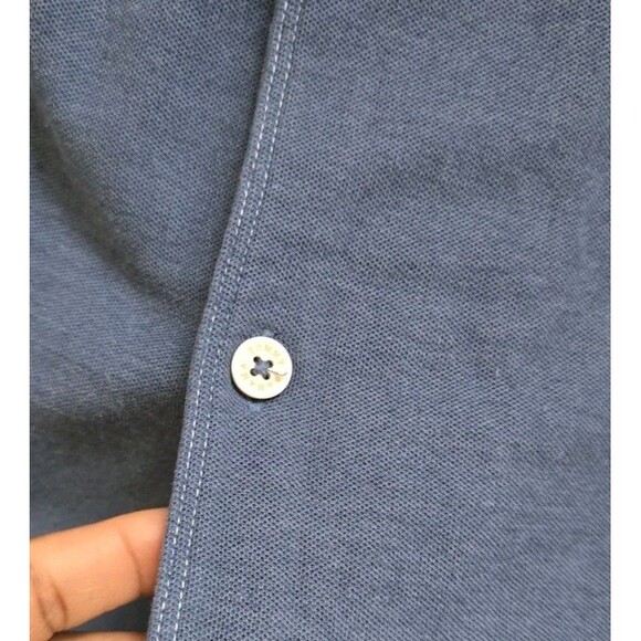 Tommy Bahama Costa Wave IslandZone Camp Shirt Mens Large Blue Performance - Picture 5 of 9